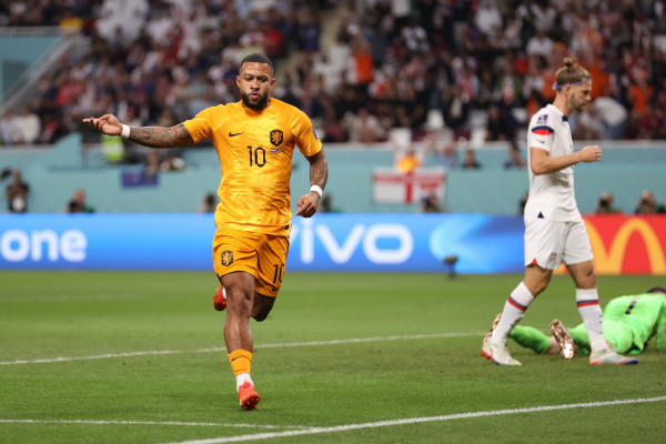 荷兰3-1力克美国晋级世界杯8强 德佩破门创国家队射手榜纪录